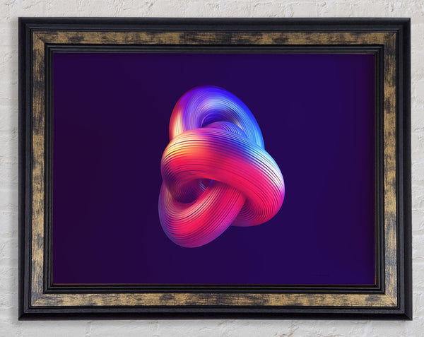 The Twisted Tube Framed Print