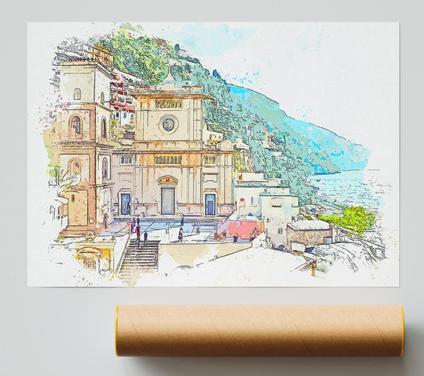 The Watercolour City Line Giclee Print