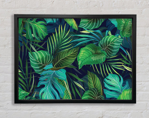 The Jungle Foliage Framed Print