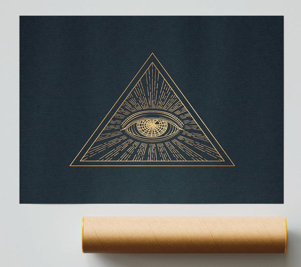 The All Seeing Eye Triangle Giclee Print