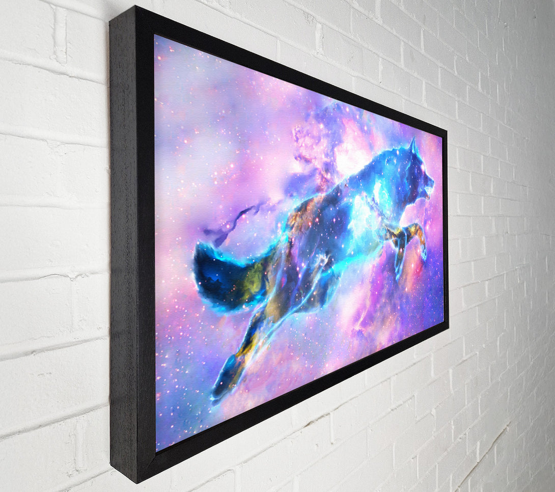  A Canvas Print of The Space Wolf Canvas Print