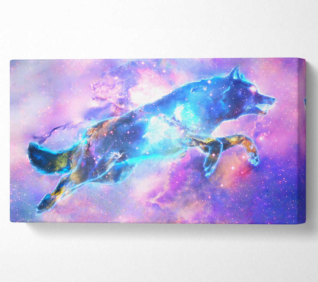  A Canvas Print of The Space Wolf Canvas Print