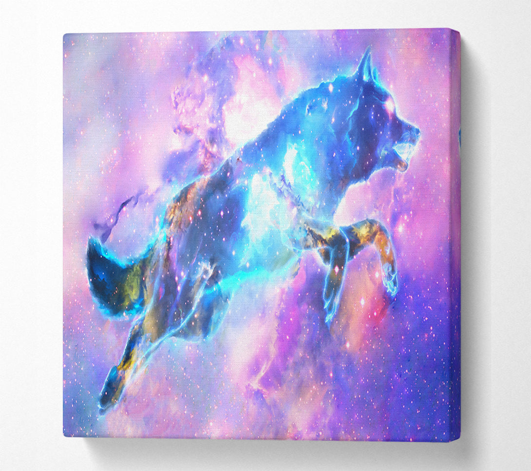  A Canvas Print of The Space Wolf Canvas Print