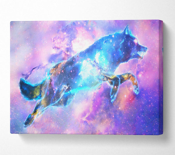  A Canvas Print of The Space Wolf Canvas Print