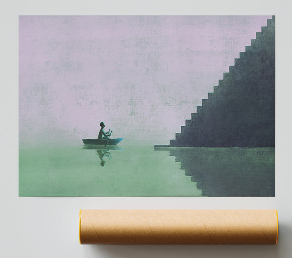 Rowing To The Steps To Heaven Giclee Print