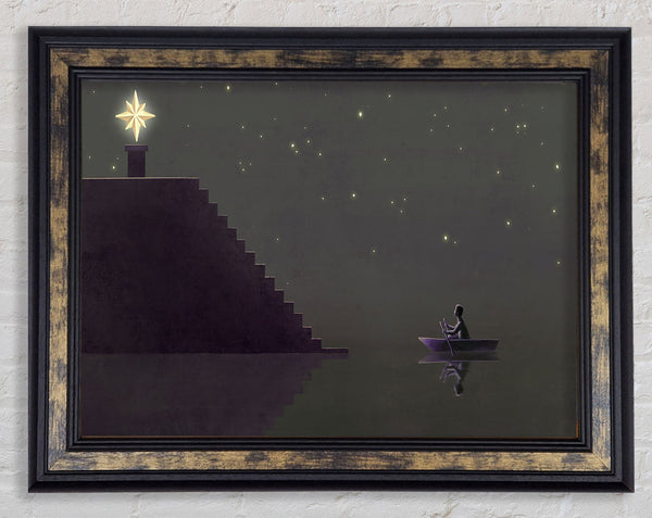 The Steps To Heaven River Framed Print