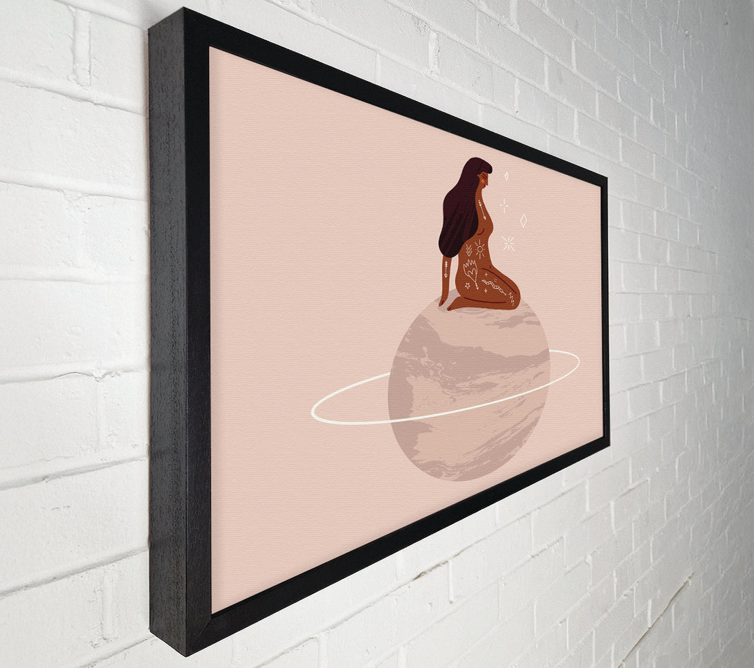  A Canvas Print of The Woman Planet Canvas Print