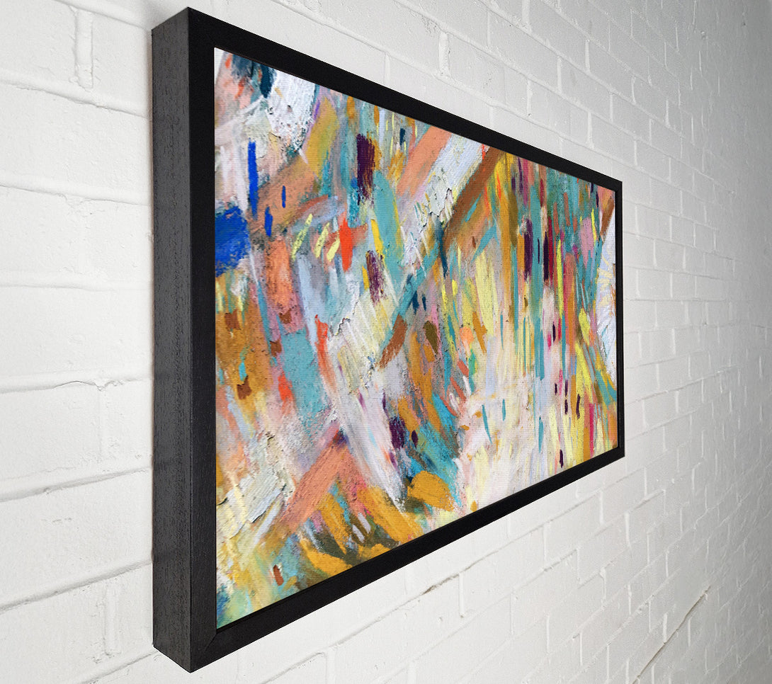  A Canvas Print of Strikes Of Pastels Canvas Wall Art