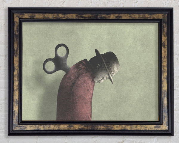 The Wind Up Man Framed Print