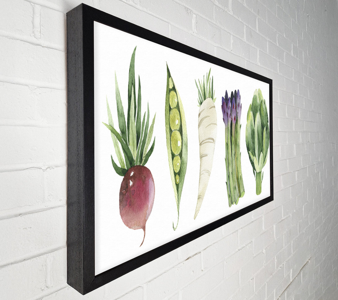  A Canvas Print of Set Of 5 Veg Canvas Print
