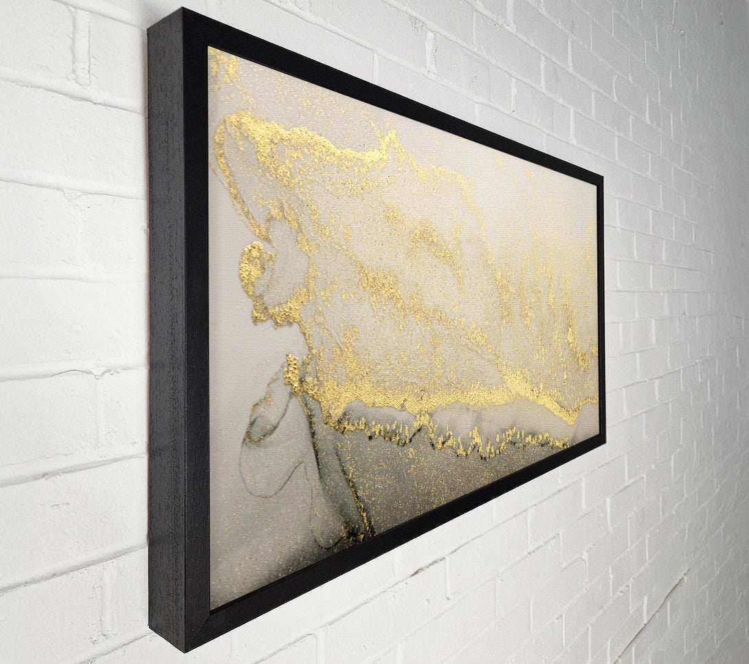  A Canvas Print of The Stone Gold Glitter Canvas Wall Art