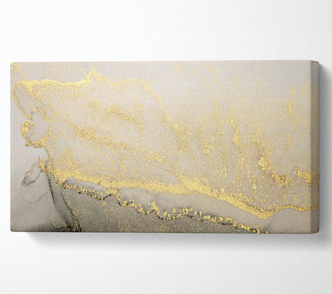  A Canvas Print of The Stone Gold Glitter Canvas Wall Art