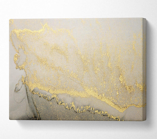  A Canvas Print of The Stone Gold Glitter Canvas Wall Art