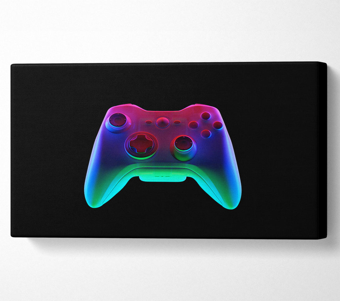  A Canvas Print of The Neon Controller Canvas Wall Art