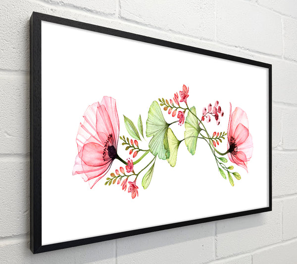 Pink Flower Twin