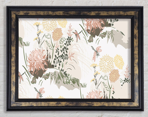 The Floral Blossom Beauty Framed Print