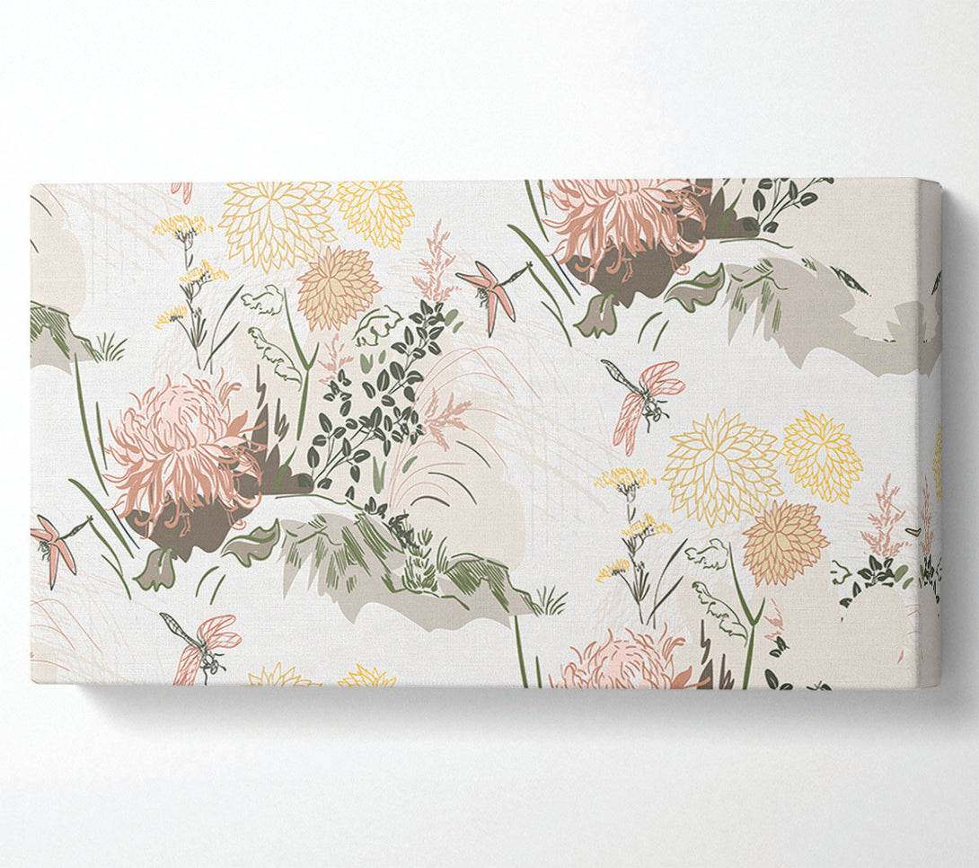  A Canvas Print of The Floral Blossom Beauty Canvas Print