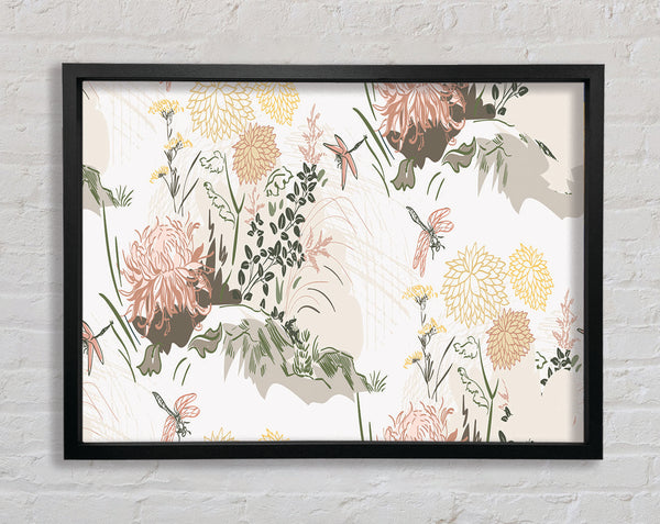 The Floral Blossom Beauty Framed Print