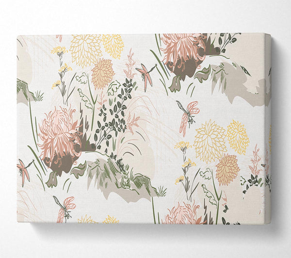  A Canvas Print of The Floral Blossom Beauty Canvas Print