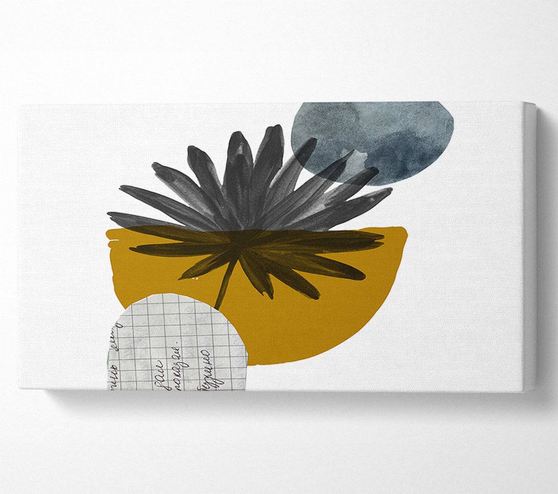  A Canvas Print of Mid Century Modern Branch Shapes Canvas Art