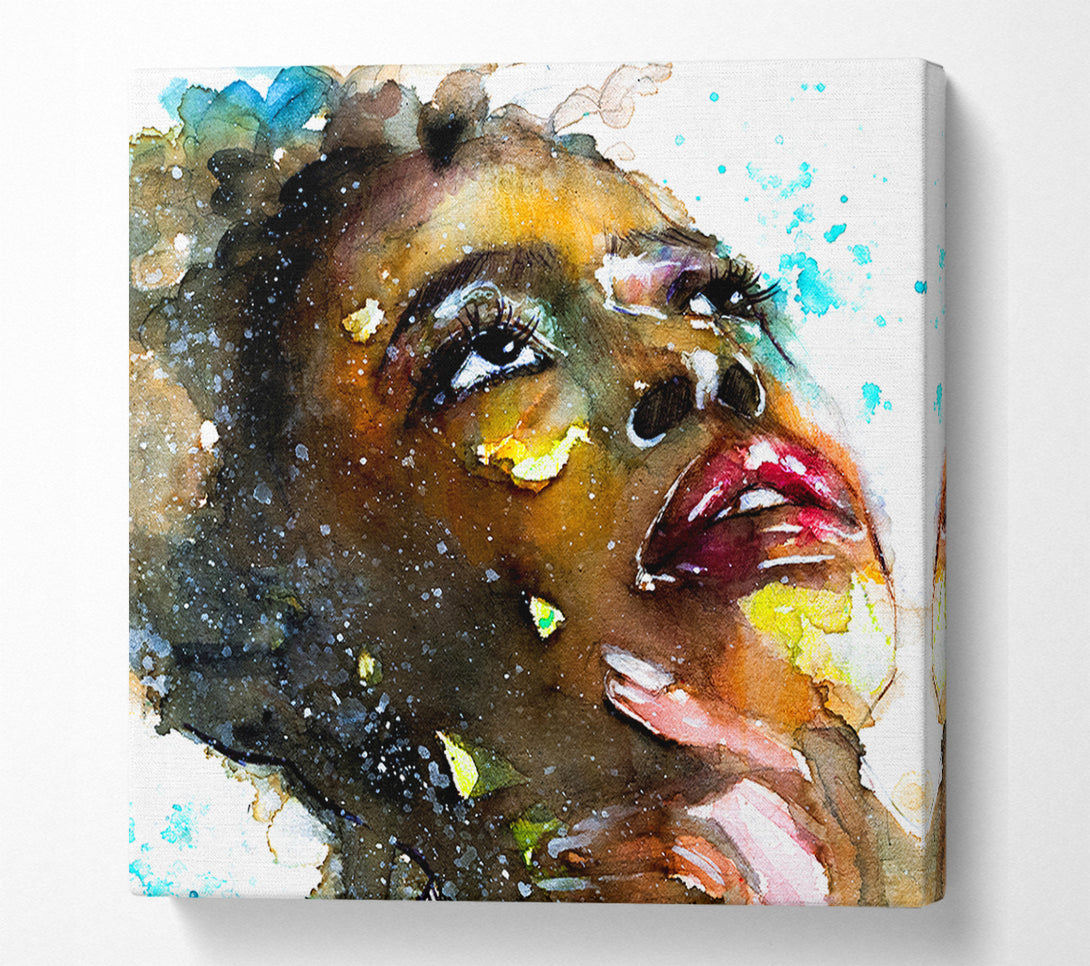  A Canvas Print of The Ponder Look Canvas Wall Art
