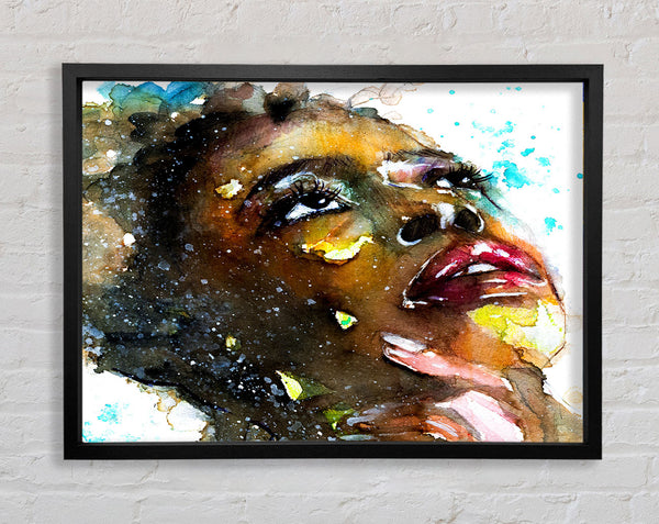 The Ponder Look Framed Print