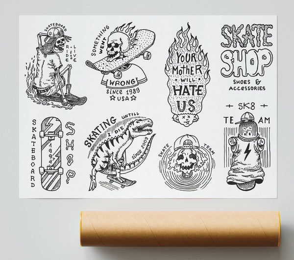 The Skate Shop Print