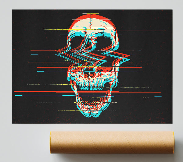 The Fuzzy Skull Print