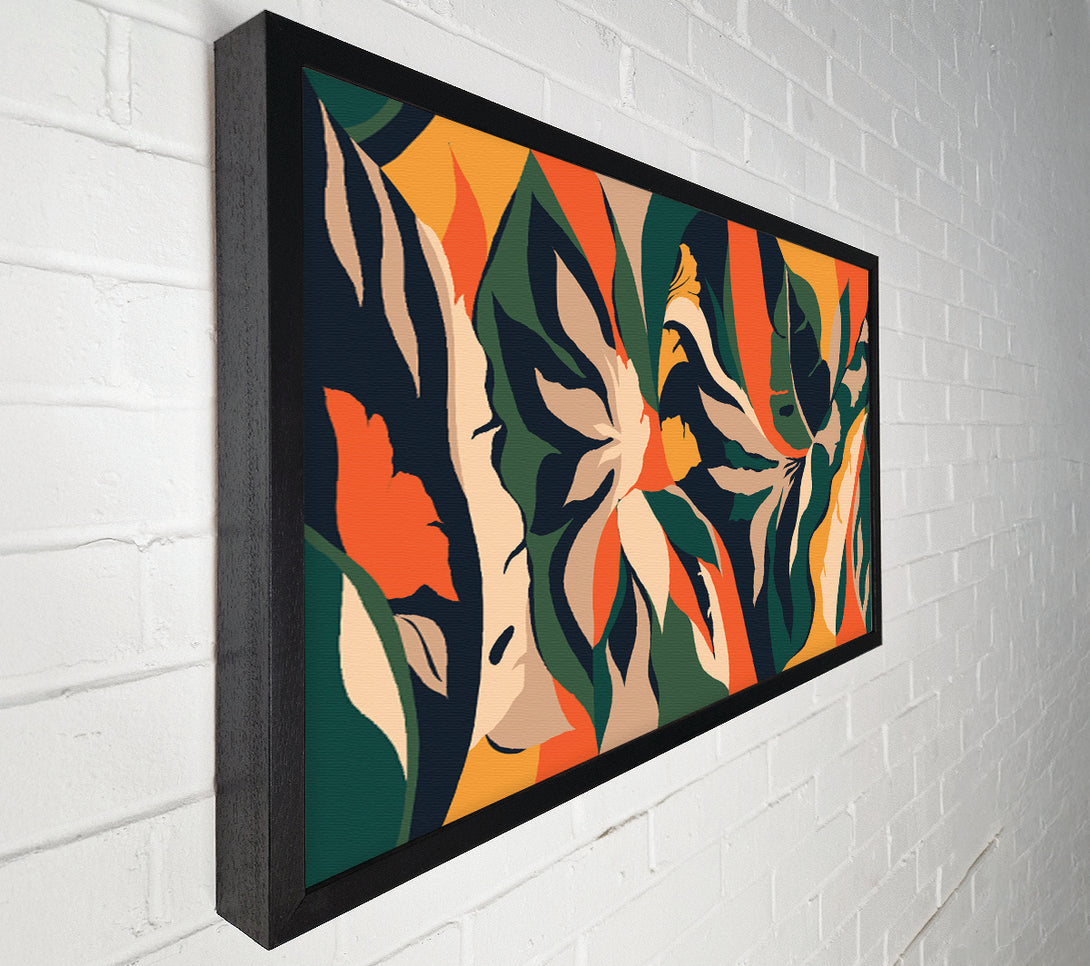  A Canvas Print of The Flow Of Striped Verge Canvas Print