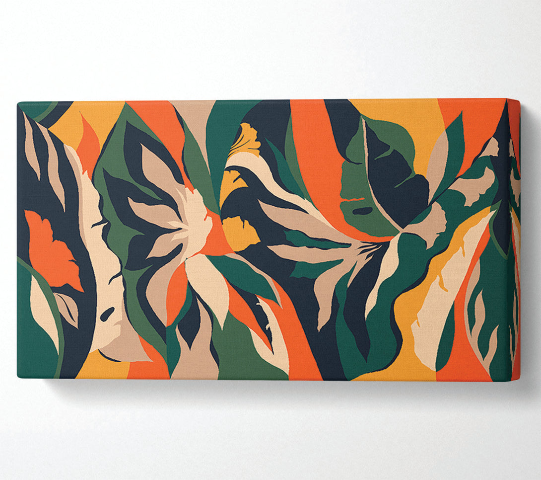  A Canvas Print of The Flow Of Striped Verge Canvas Print