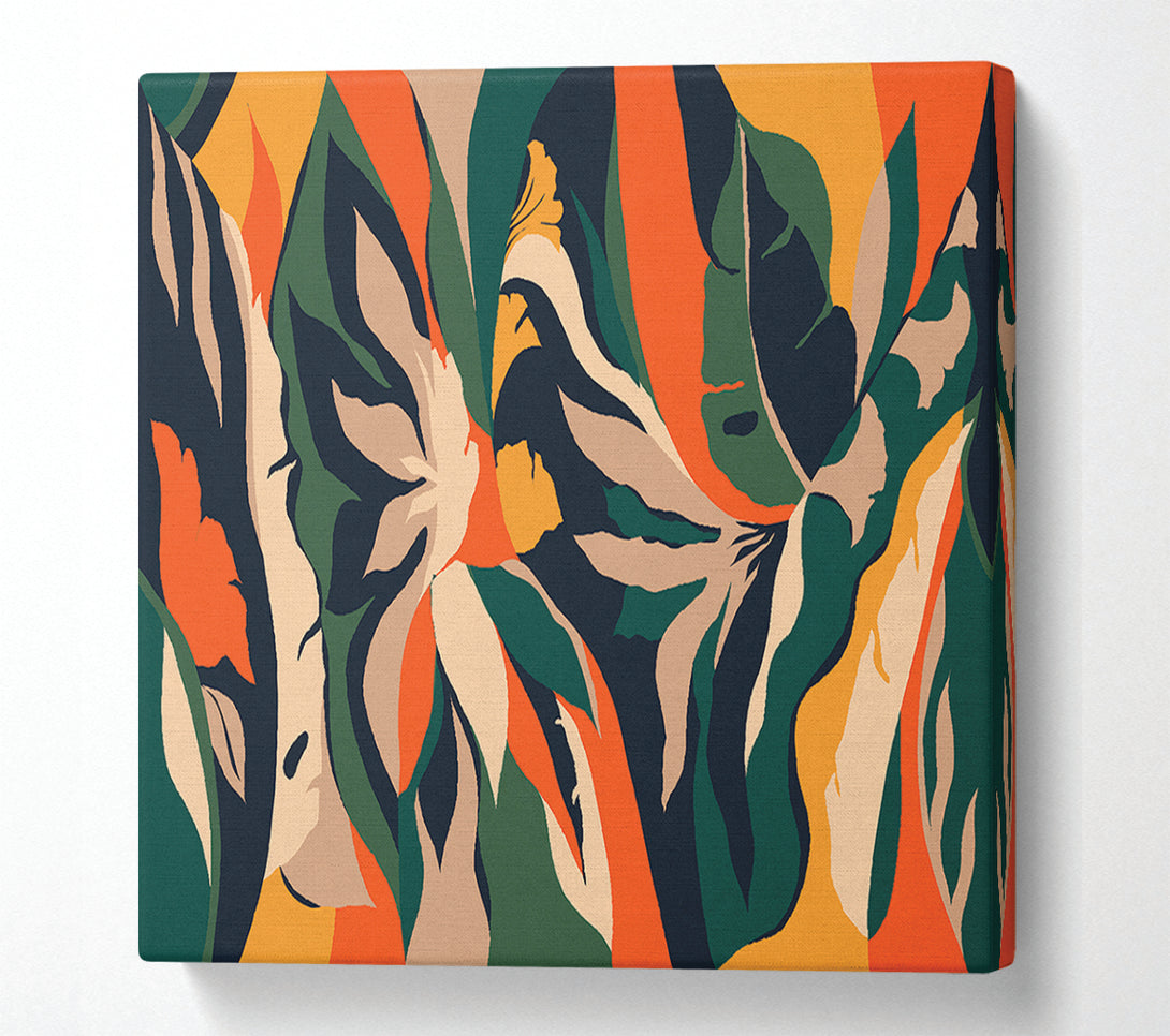  A Canvas Print of The Flow Of Striped Verge Canvas Print