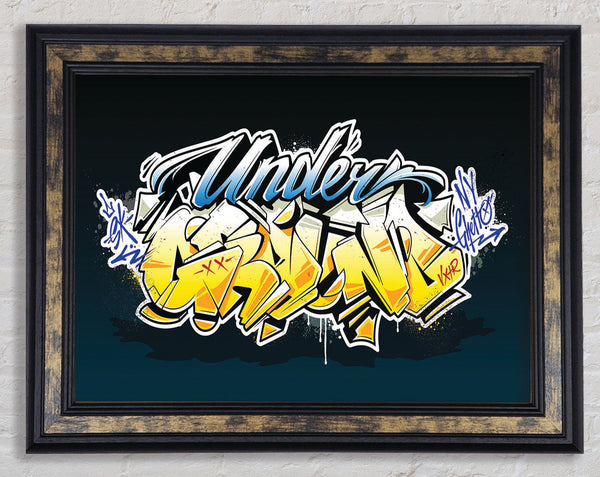 Underground Ghetto Framed Print