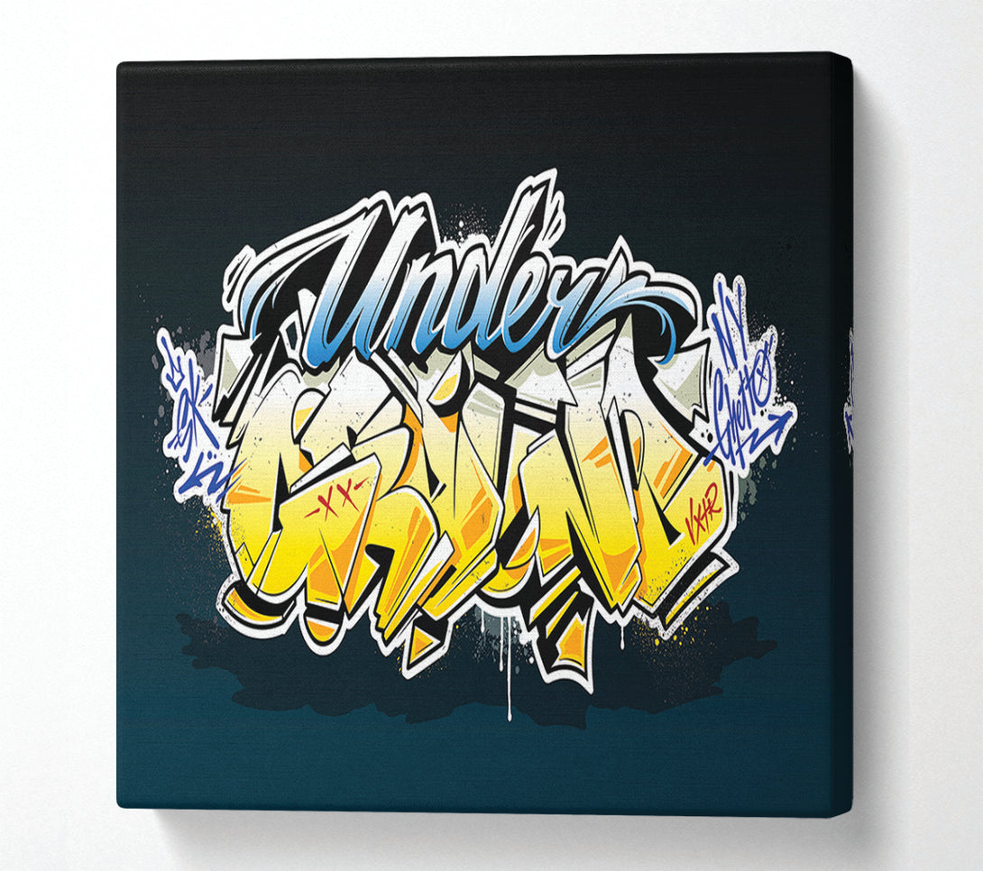  A Canvas Print of Underground Ghetto Canvas Wall Art