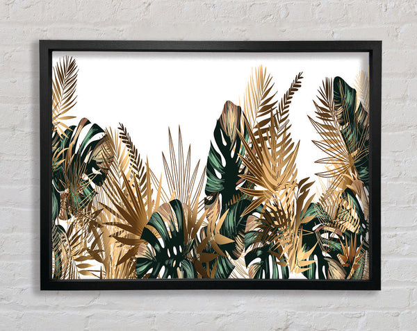 The Gold Leaf Cheese Plant Framed Print