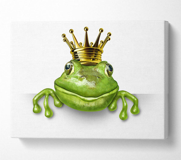  A Canvas Print of The King Frog Canvas Art
