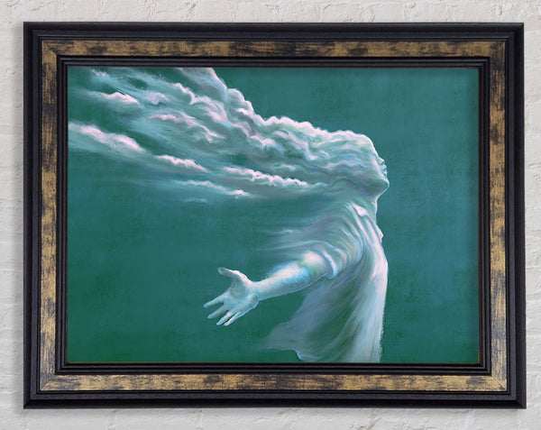 The Cloud Woman Framed Print