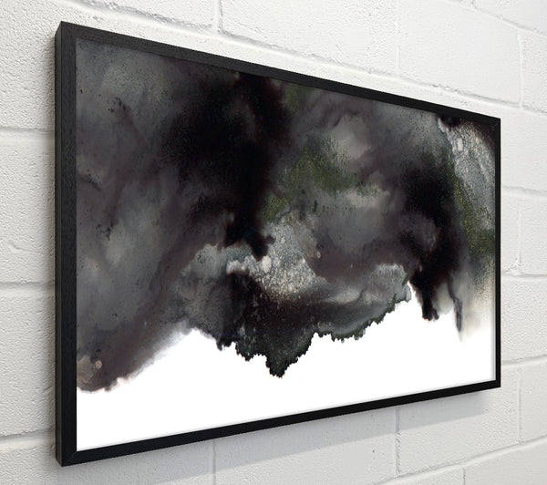 Black On White Abstract Cloud