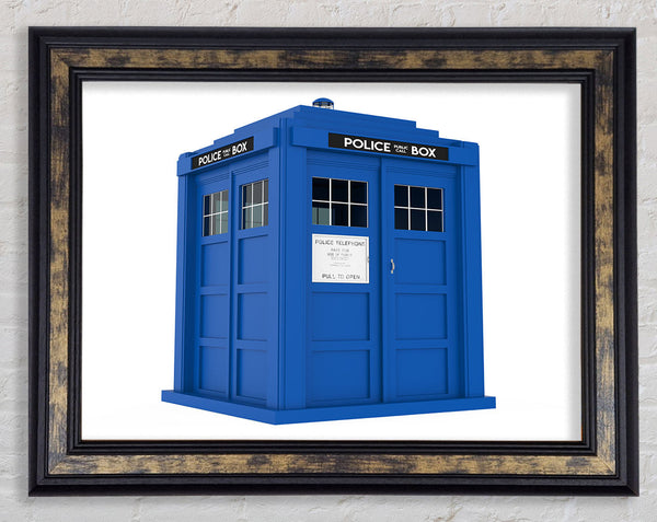 The Blue Police Box Britain Framed Print