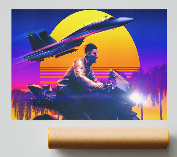 Racing The Jet Poster