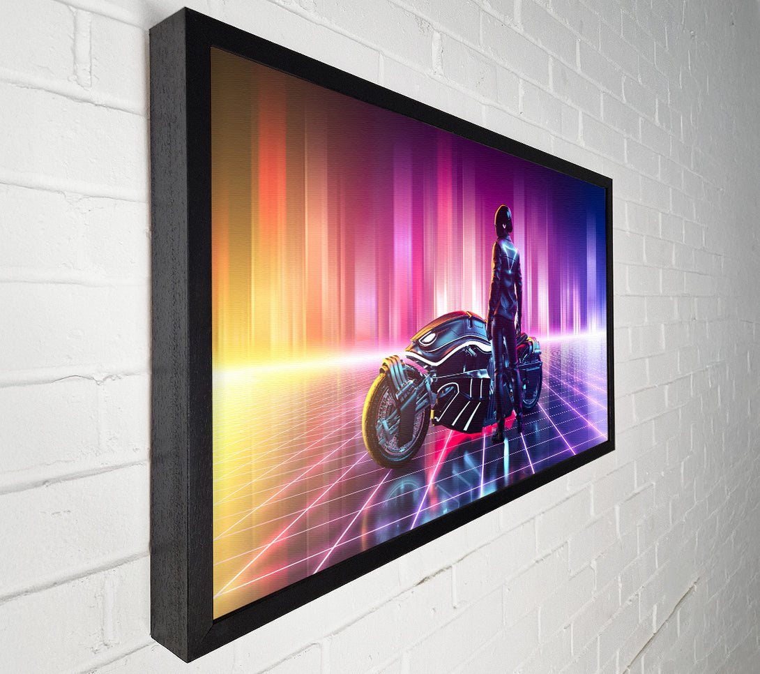  A Canvas Print of Ready To Get On The Bike Canvas Wall Art