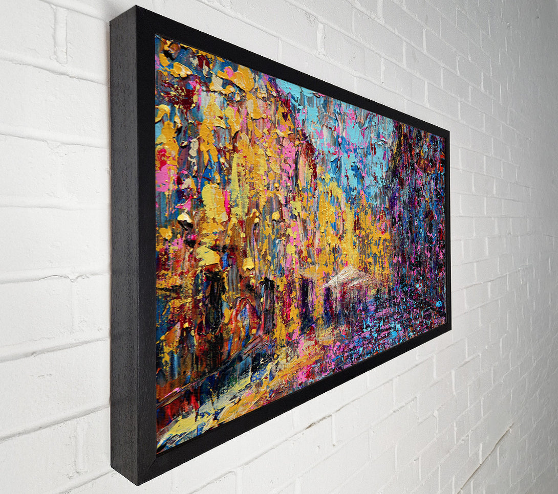  A Canvas Print of Blobs In The City Canvas Print