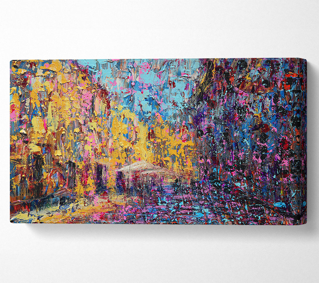  A Canvas Print of Blobs In The City Canvas Print