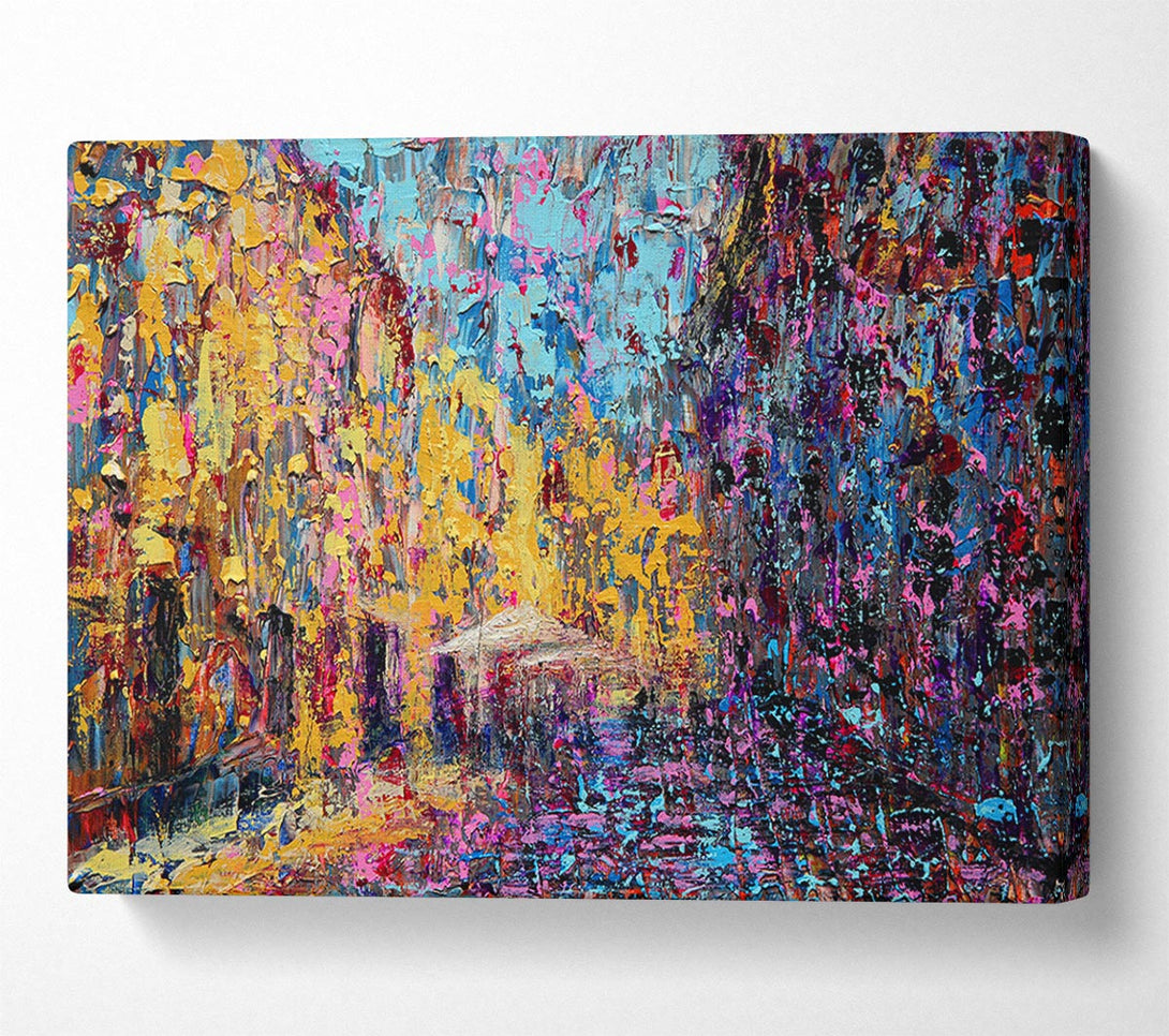  A Canvas Print of Blobs In The City Canvas Print