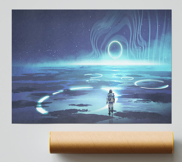 Adventure Waits In The Cosmos Poster