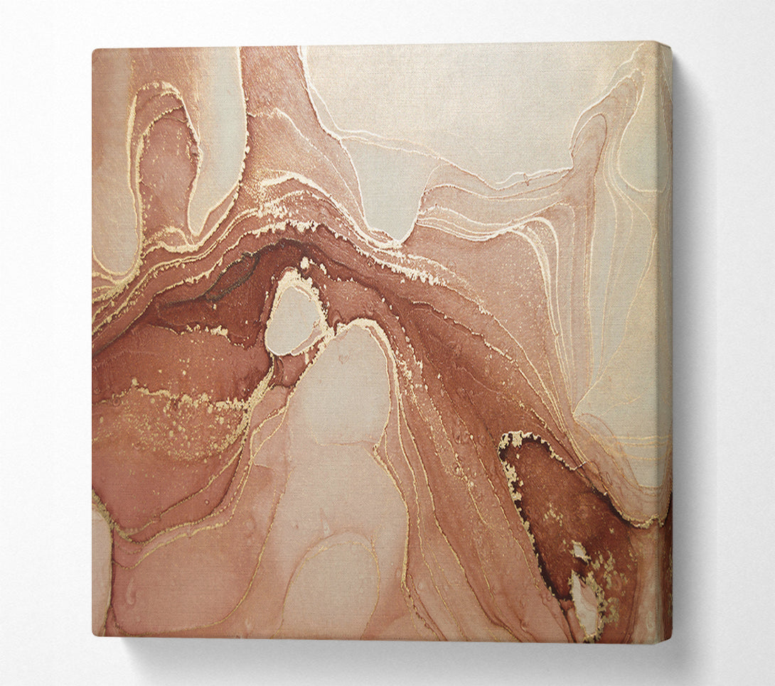  A Canvas Print of Beige Glitter Surface Canvas Art