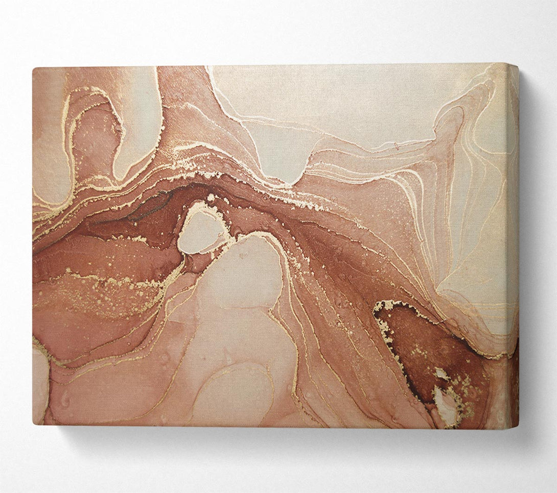  A Canvas Print of Beige Glitter Surface Canvas Art