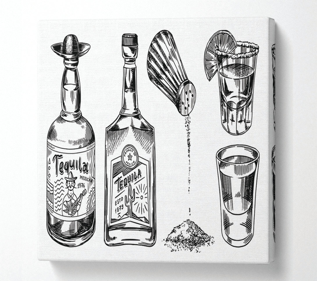  A Canvas Print of Get The Tequilas In Canvas Art