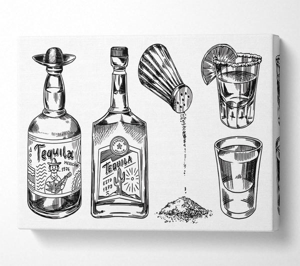  A Canvas Print of Get The Tequilas In Canvas Art