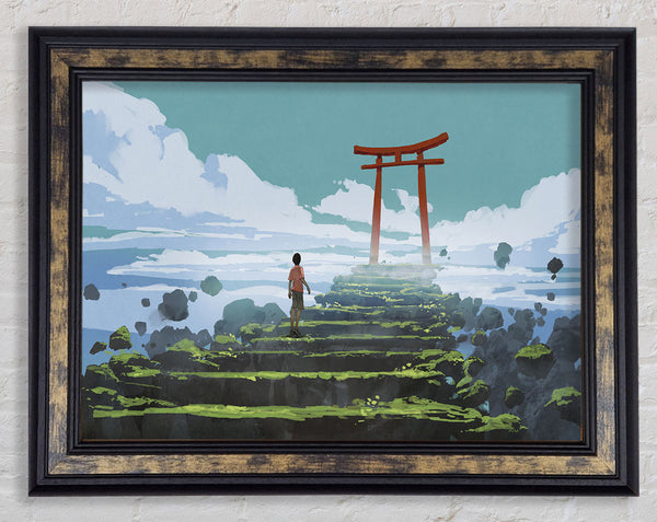 The Sky Temple Framed Print