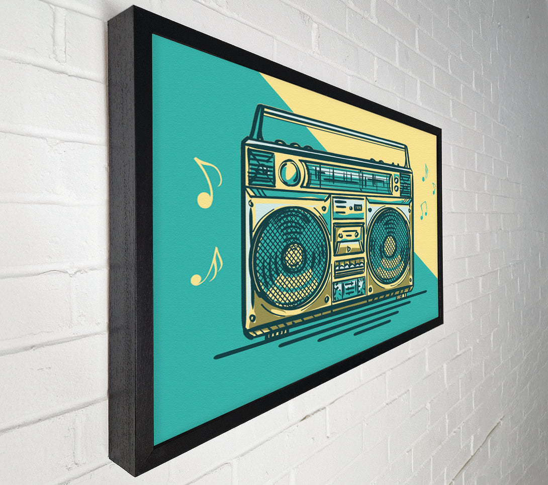  A Canvas Print of Boombox Music Maker Canvas Print